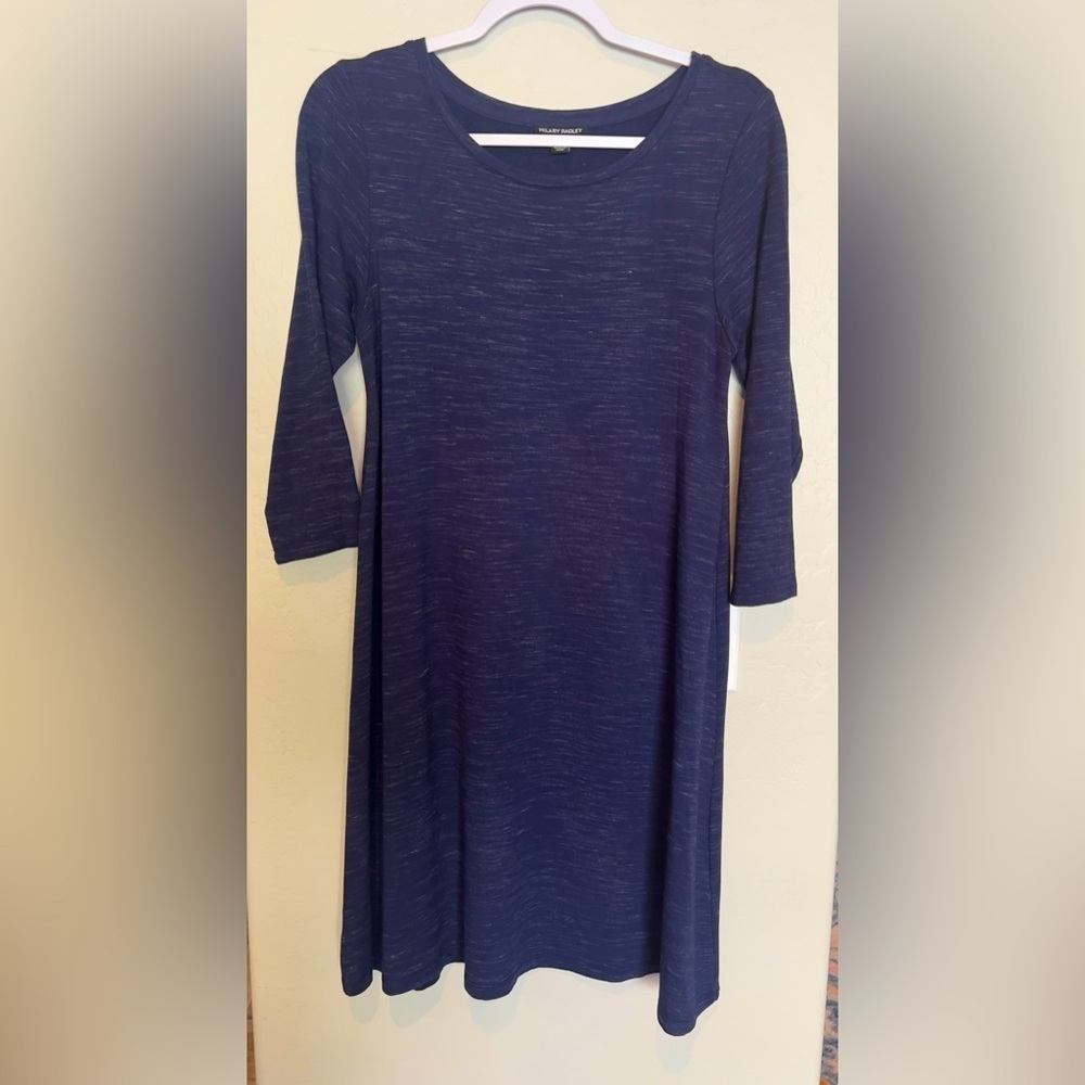 Hilary Radley size Medium blue sheath dress